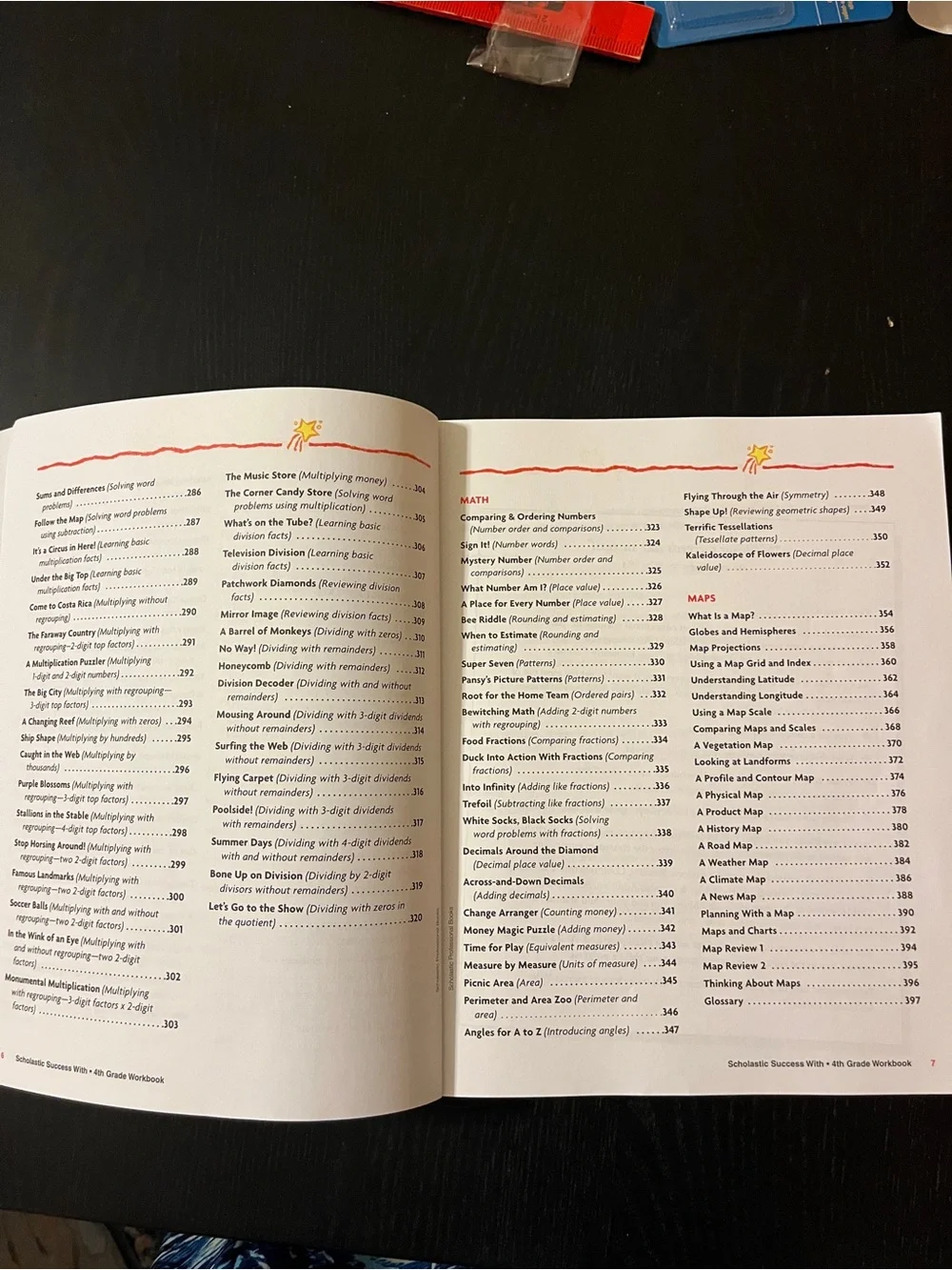 Scholastic Success With 4th Grade Workbook Math Reading